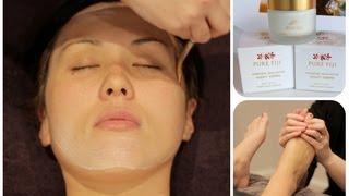 Facial with Mask Layering including how I do a foot massage