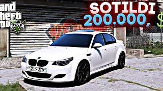 GTA 5 // BMW M5 / UZBEKCHASIGA SOTAMIZ  REAL HAYOT UZBEKCHA LETSPLAY Gta 5 uzbek tilida gta 5 Uzb