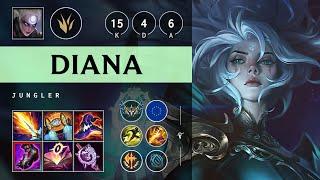 Diana Jungle vs Graves - EUW Challenger Patch 25.12