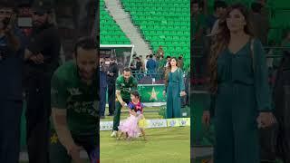 #HassanAli & His wife after match winning againts Bangladesh #pslx  #pakvsban