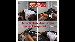 Flex sets | Episode 6 | A Four Exercise Ab super set | Degree of Difficulty of 3/5 | Try it & Tag me