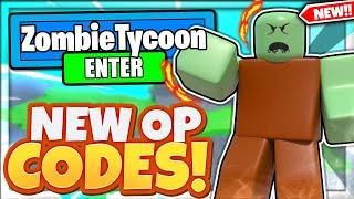 ALL NEW *SECRET OP* CODES In Roblox ZOMBIE TYCOON!