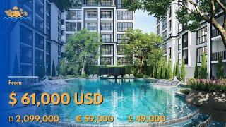 A New Generation of Condos | From 2.099M THB (61K USD) | Incredible Facilities 300m to The Beach!