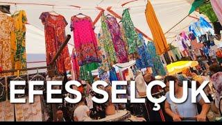 Efes Selçuk  Cumartesi Pazarı (Giyim) 22 Eylül 2024 #efesselçuk #izmir #turkishbazaar #vlog