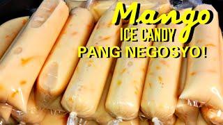 PAANO BA GINAGAGAWANG SOFT ANG ICE CANDY| MANGO ICE CANDY | PANG NEGOSYO RECIPE