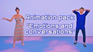 The sims 4/Animation pack sims 4/Animation "Emotions and conversations" (DOWNLOAD)