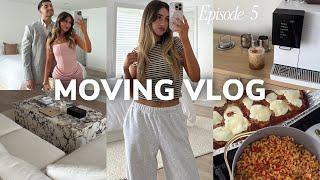 MOVING VLOG ep.5  new coffee bar, unboxings, & going to a wedding