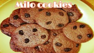 HOW TO MAKE COOKIES / MILO COOKIES /  no bake easy to make