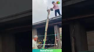 This DIY Grain Chute is Peak Farmer Ingenuity!  Work Smarter! #diy #lifehack #farming #funny