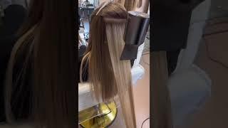 awesome hair technique!!#airtouch #hair #haircolor #hairtransformation #hairhacks
