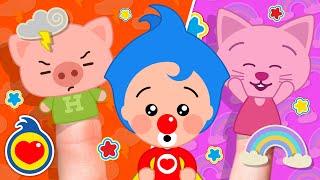    La Familia Dedo de Emociones   Plim Plim  Canciones Infantiles