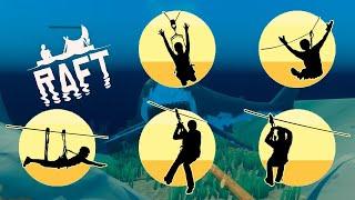 Raft | Как пролезать через стены или нетрадиционный зиплайн!!!