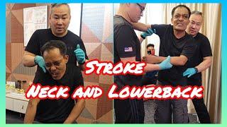 Chris Leong Treatment Stroke Neck and Lower Back Problems