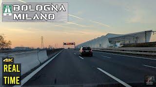 A1 Autostrada del sole | BOLOGNA - MILANO | real time