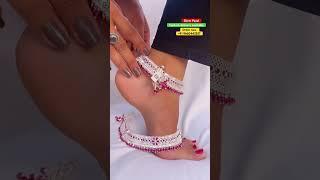 New designer beautiful silver wedding special Payal with 67% discount on instant order #shortsfeed