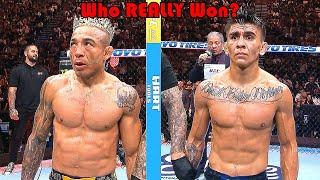 ROBBERY?!! Who REALLY Won (Jose Aldo vs Mario Bautista)