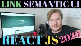 How to Link Semantic Ui CDN to React in Visual Studio Code 2020