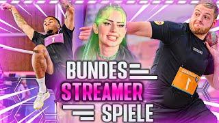 BUNDESSTREAMERSPIELE 2023 HIGHLIGHTS! - Hochsprung, Sprint, Kugelstoßen und CO!