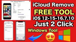 FREE Tethered iCloud Bypass tool iOS 15.8.3 - iOS 16.7.10 - 6S TO X