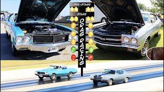 1970 Chevrolet Chevelle SS454 LS6 vs 1970 Buick GS 455 Stage 1 | Stock Drag Race