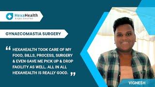 Gynecomastia Surgery || HexaHealth Success Story