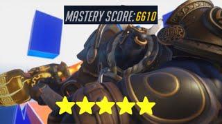 Overwatch 2 Reinhardt hero mastery 5 stars (recruit)