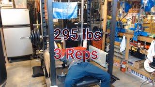 My Bench, 12-09-2024: 275 lbs 5 Reps