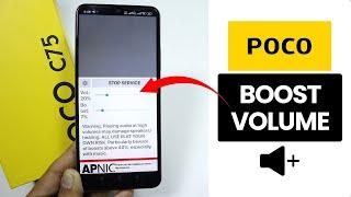 How to Boost Volume On Any Poco Phone - Increase Volume