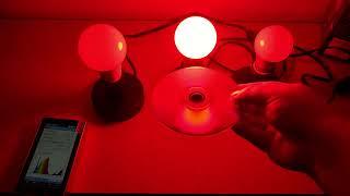 Best Red Light Bulbs for Sleep - CD as a Spectrometer