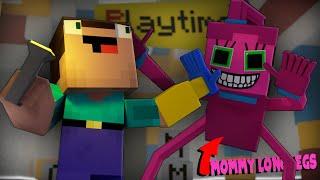 MOMMY LONG LEGS ATTACK MONSTER SCHOOL!! - Minecraft Animation