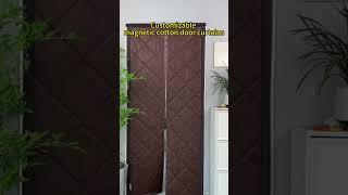 LYGFZF Magnetic Thermal Insulated Door Curtain Self-Closing Privacy Magnetic Screen Door for Winter