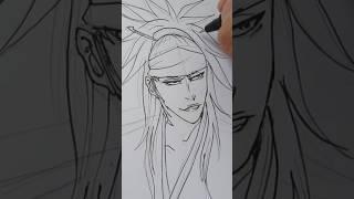 Drawing Abarai Renji #bleach #shorts