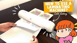 How to Cold Laminate Stickers Using a Laminating Machine - Make Waterproof Stickers