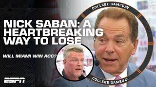 College GameDay REACTS to Virginia Tech-Miami ending + Lane Kiffin on Nick Saban, UGA-Alabama 