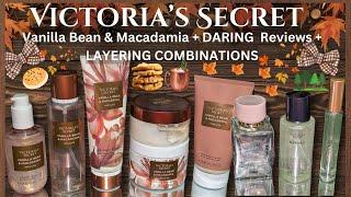 (Reviewing)  Victoria's Secret Vanilla Bean & Macadamia + DARING  ▌Layering Combinations #reviews