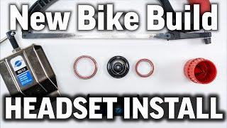 Mountain bike MTB Headset & Fork steerer install guide for beginners. AVOID these common mistakes