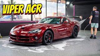 Polishing & ceramic coating a 2008 Dodge Viper ACR || Serving Killeen, Copperas Cove, Harker Heights