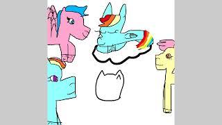 Rainbow Dash over the years