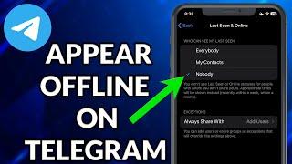 How To Appear Offline On Telegram iPhone