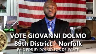 Election Day!  Vote for Giovanni Dolmo in the 89th District