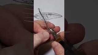 Making the Skeleton for a Transparent Fishing Lure - #lure #luremaking #basslures #lurebuilding