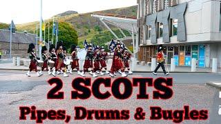 2 SCOTS Pipes, Drums & Bugles - 25th Anniversary Scottish Parliament 2024