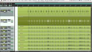 Reaper: Drums quantize with stretch markers