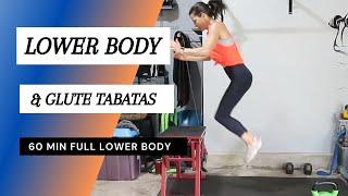 Lower Body & Glute Tabatas //Hip Thrusts & lower Body Exercises//