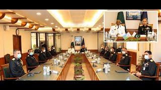 PRESIDENT OF DJIBOUTI NATIONAL PARLIAMENT & COMMANDER DJIBOUTI NAVY VISITS NHQ , ISLAMABAD