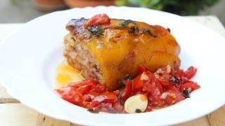 Nonna's Stuffed Peppers Recipe - Laura Vitale - Laura in the Kitchen Episode 634