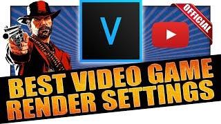 Best YouTube Render Settings For Video Games! (2019) [1080p] - VEGAS 16 Tutorial #12