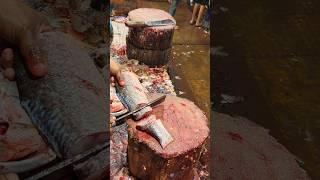 Amazing Fast Rohu Fish Cutting Skills In Bangladesh Fish Market By Expert Cutter #shorts