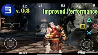 God of War 3 Gameplay on aps3e Emulator v.0.8  | Improved performance  #godofwar3 #aps3e #ps3