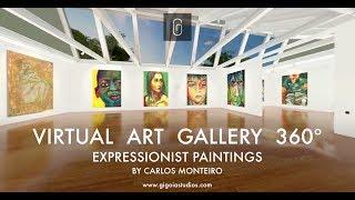 VIRTUAL ART GALLERY - EXPRESSIONIST PAINTINGS BY CARLOS MONTEIRO